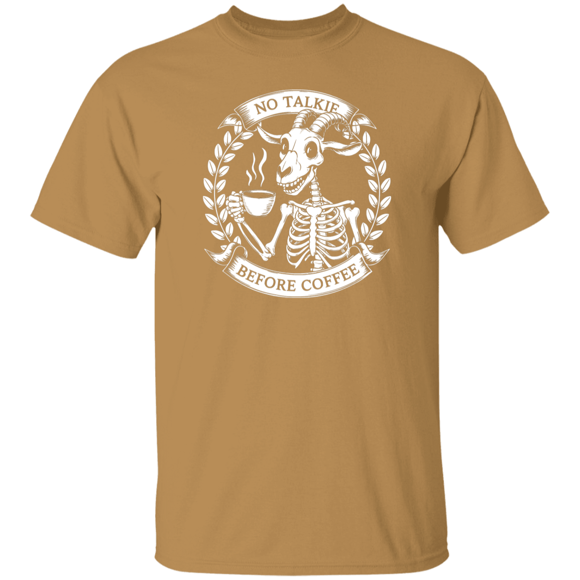 No Talkie Before Coffee 5.3 oz. T-Shirt