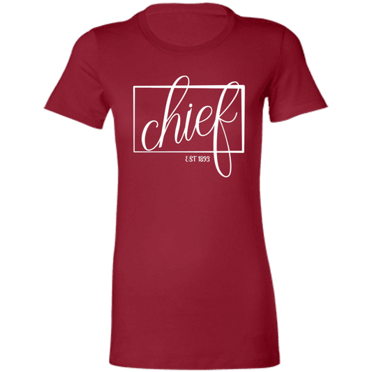 Chief 1893 White Ladies' Favorite T-Shirt