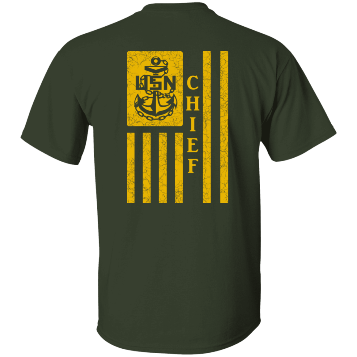 Chief Flag Front and Back 5.3 oz. T-Shirt