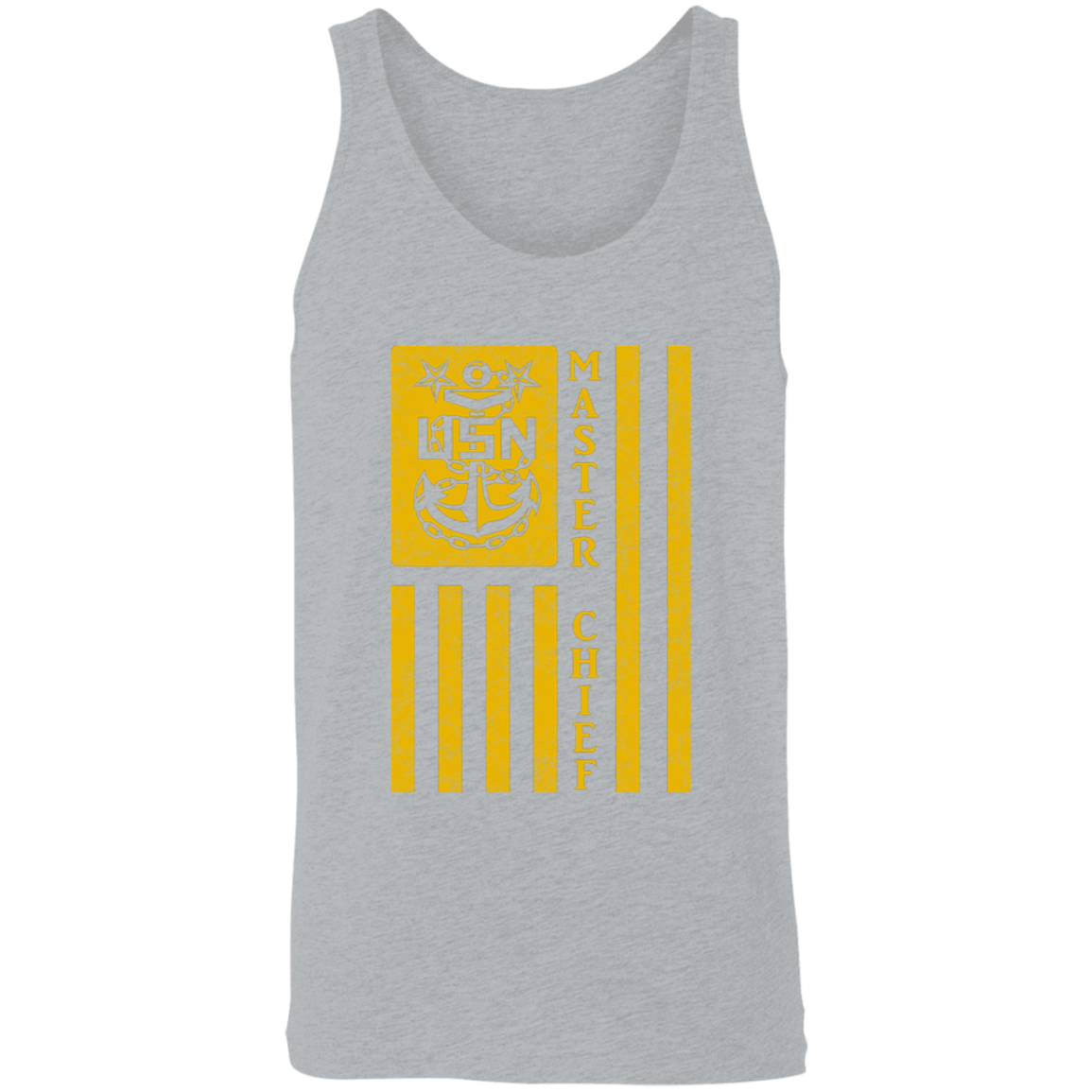 Master Chief Flag Gold Unisex Tank
