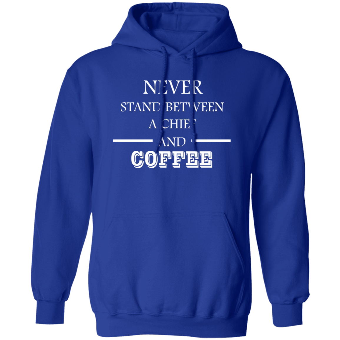 Coffee Love White Design Pullover Hoodie