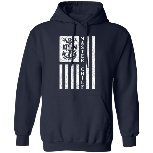 Master Chief Flag White Pullover Hoodie