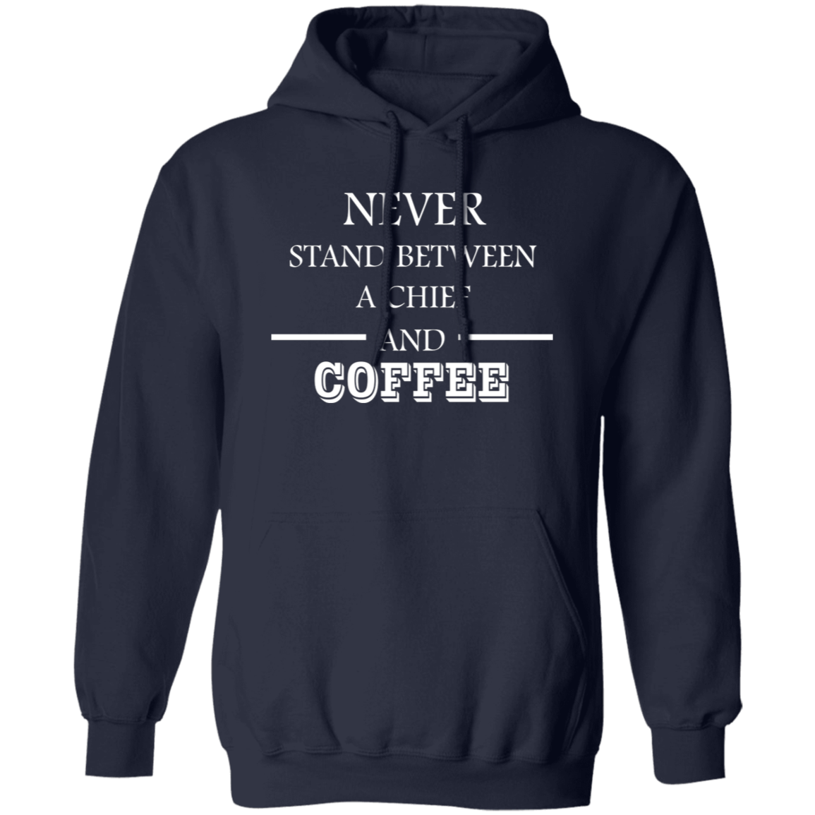 Coffee Love White Design Pullover Hoodie