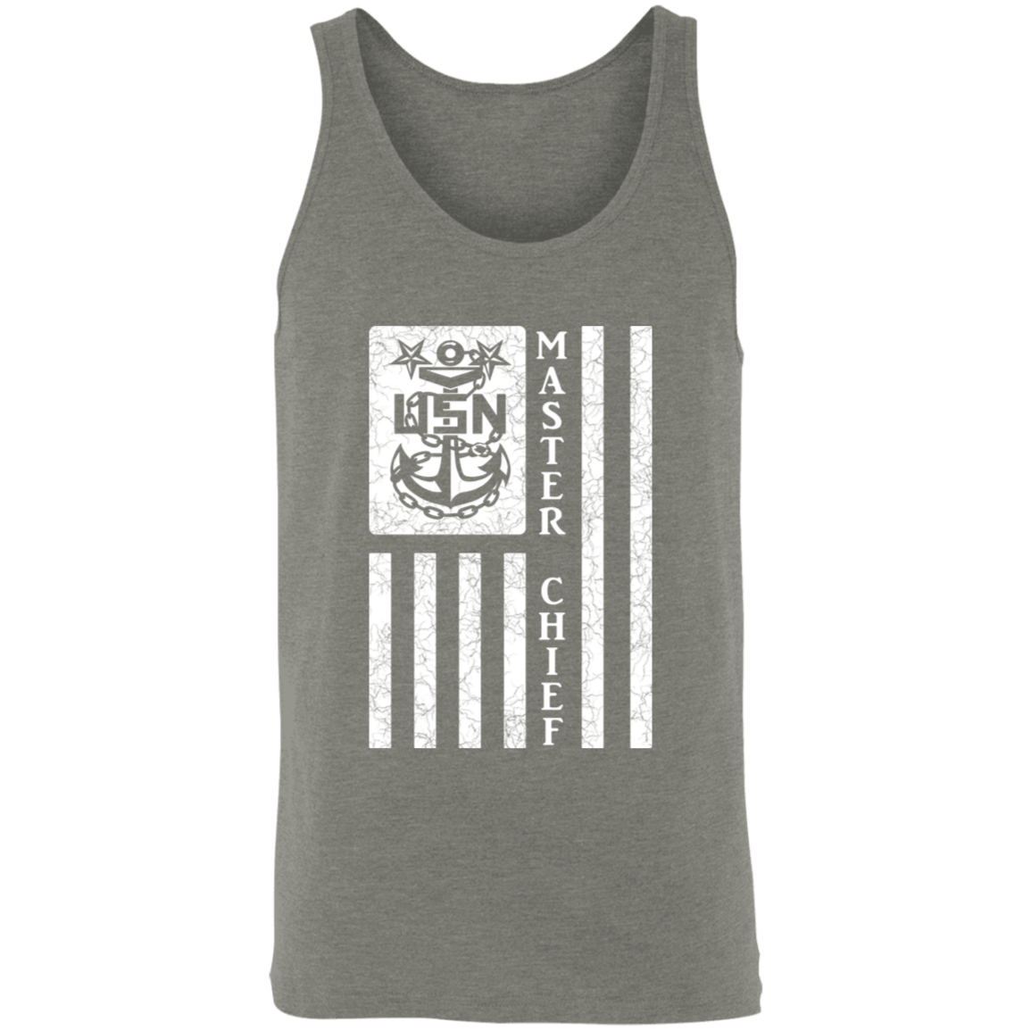 Master Chief Flag White Unisex Tank