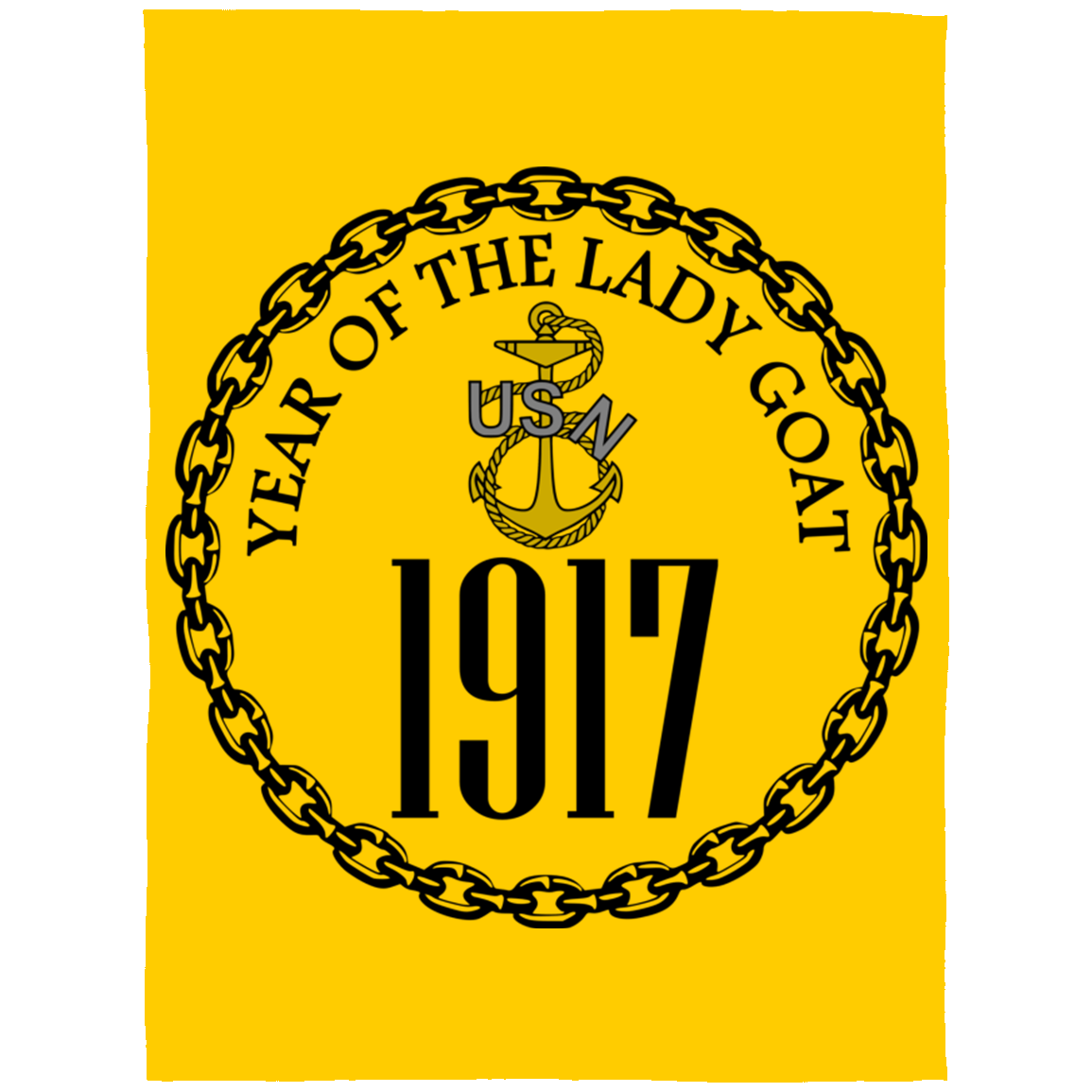Year of the Lady Goat Fleece Blanket 60x80