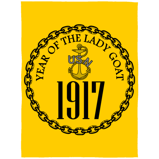 Year of the Lady Goat Fleece Blanket 60x80