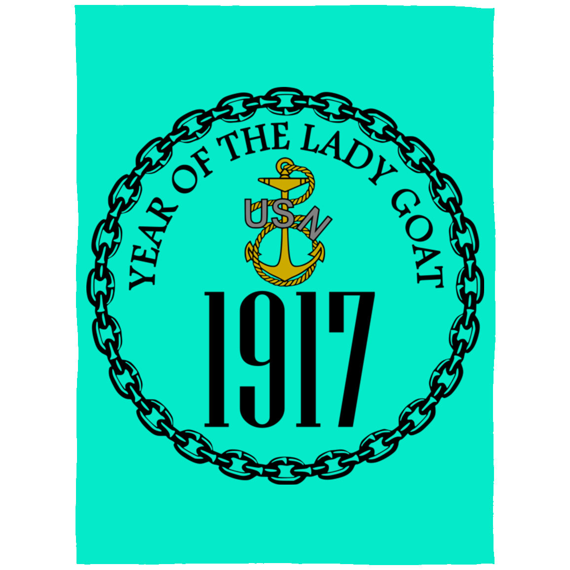 Year of the Lady Goat Fleece Blanket 60x80