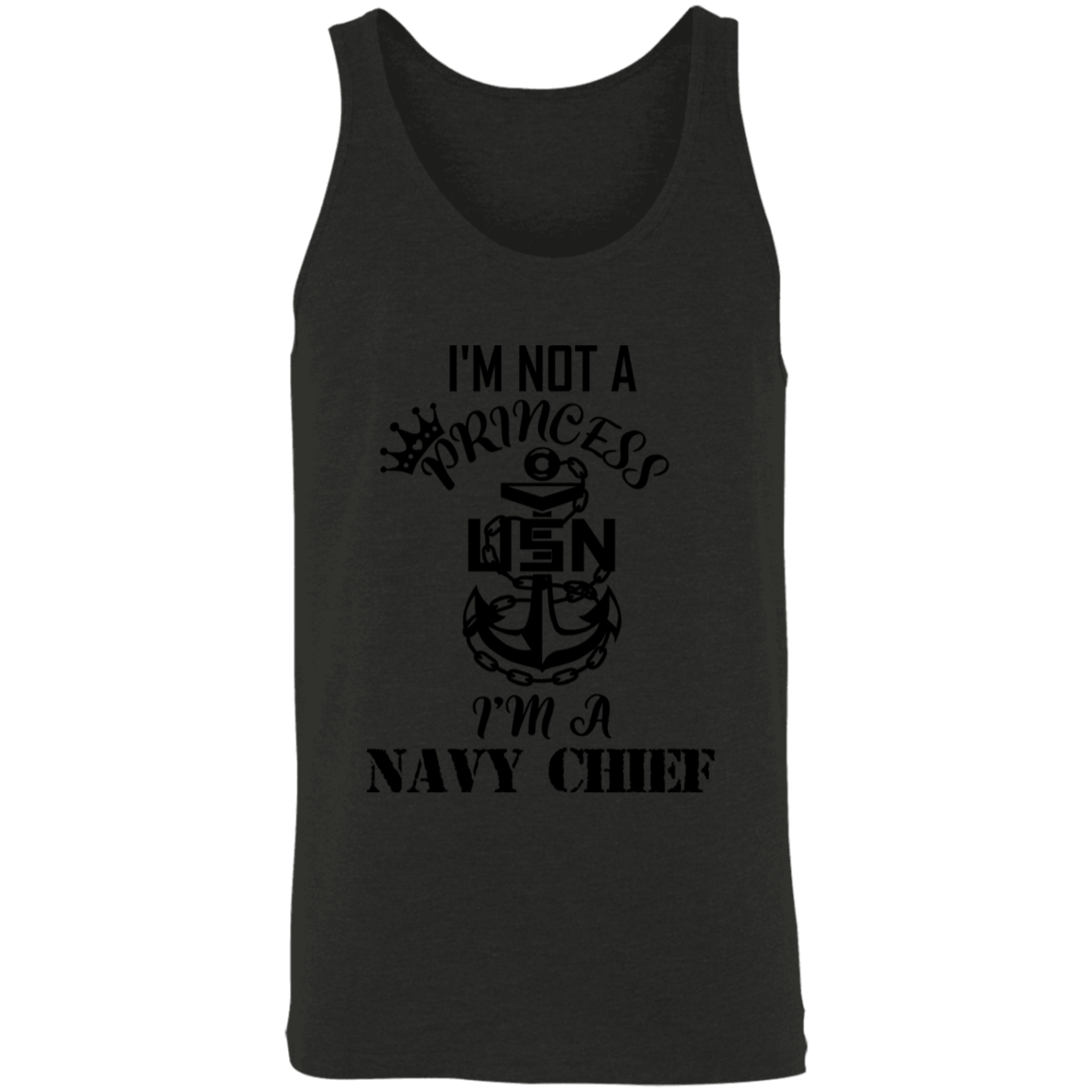 I'm not a Princess Unisex Tank