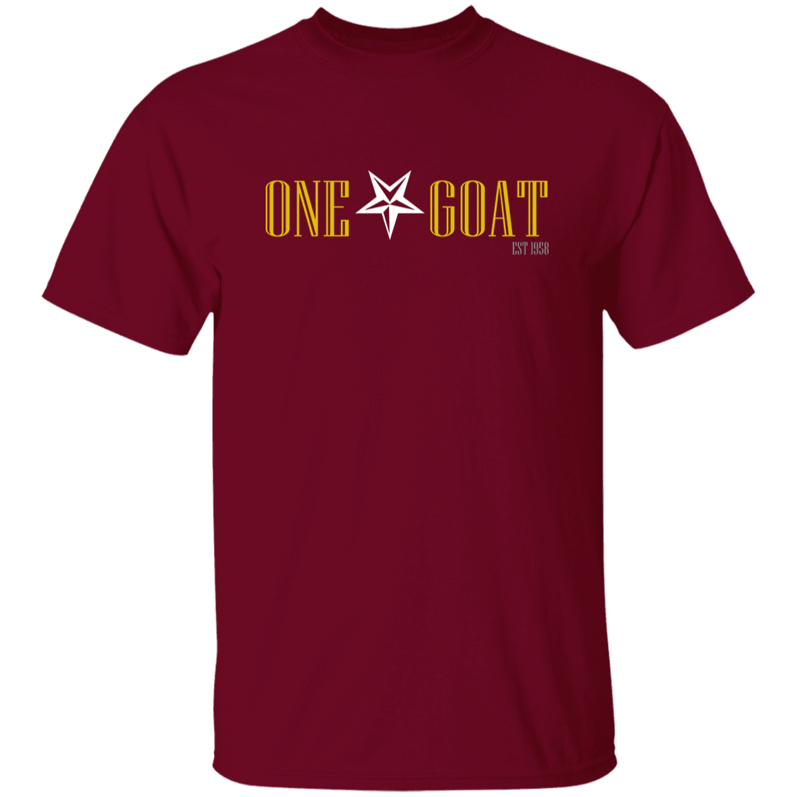 One Star Goat Gold 5.3 oz. T-Shirt