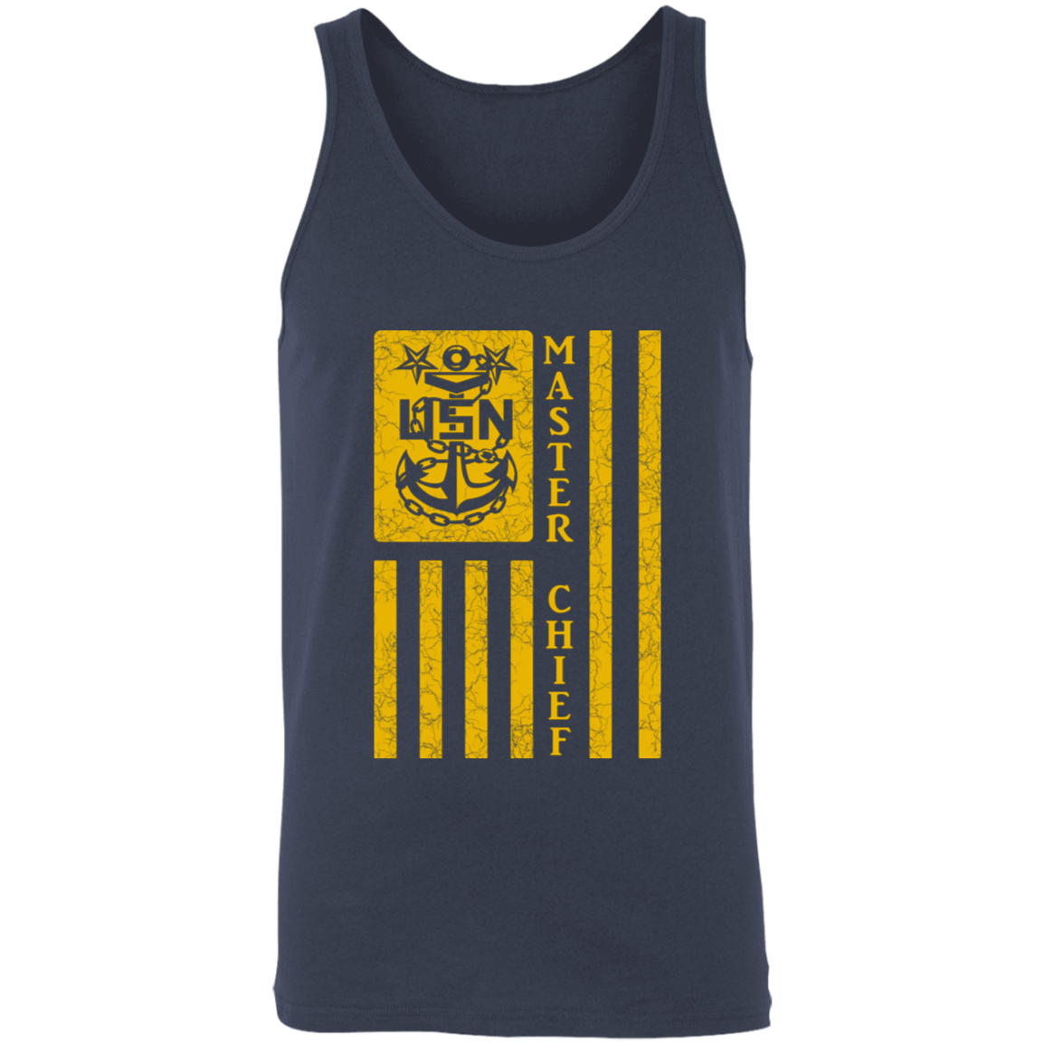 Master Chief Flag Gold Unisex Tank