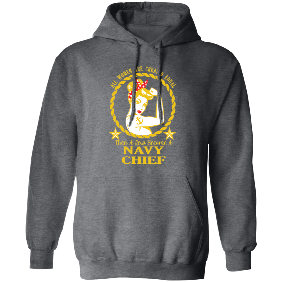 Navy Girl V2 Pullover Hoodie