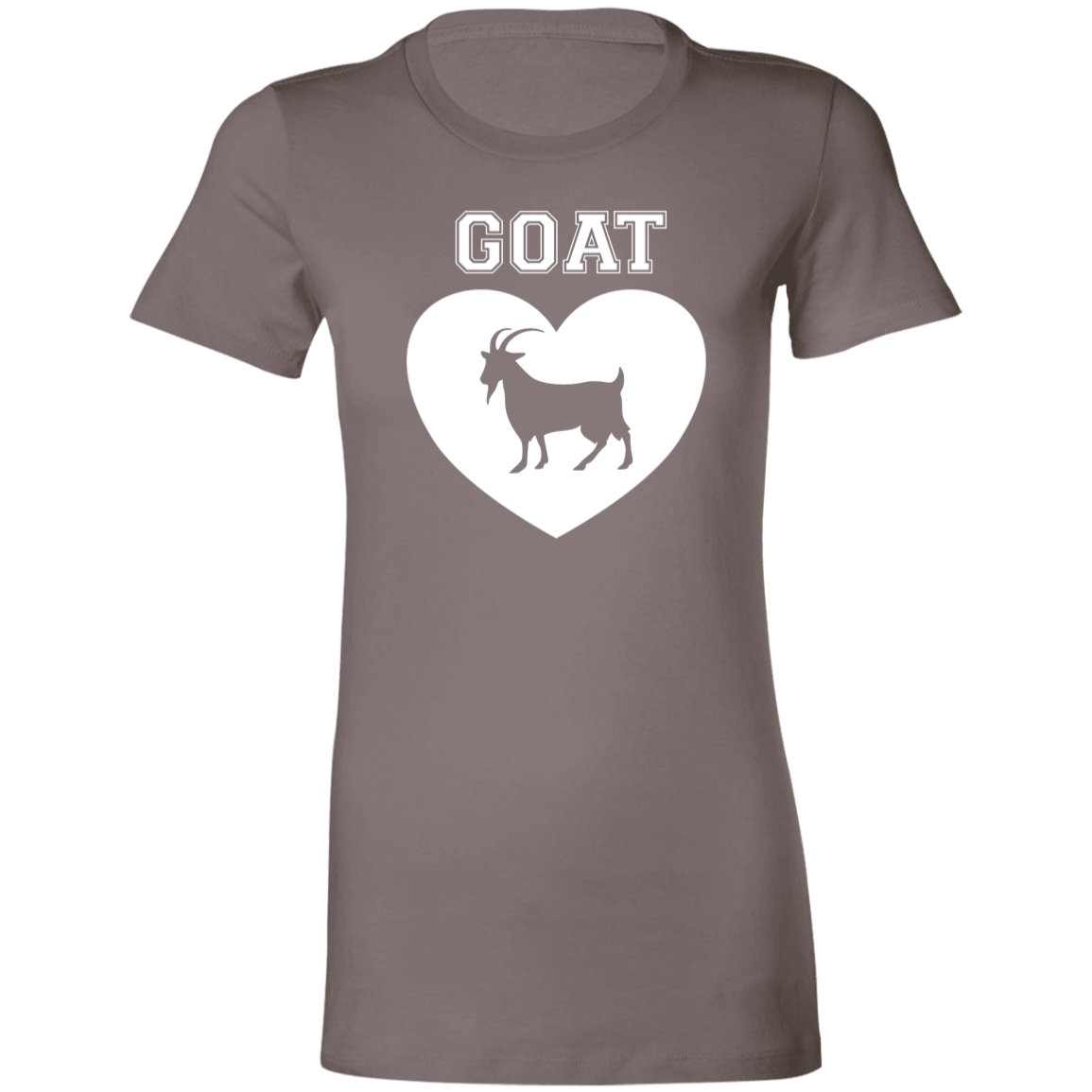 Goat Heart White Ladies' Favorite T-Shirt