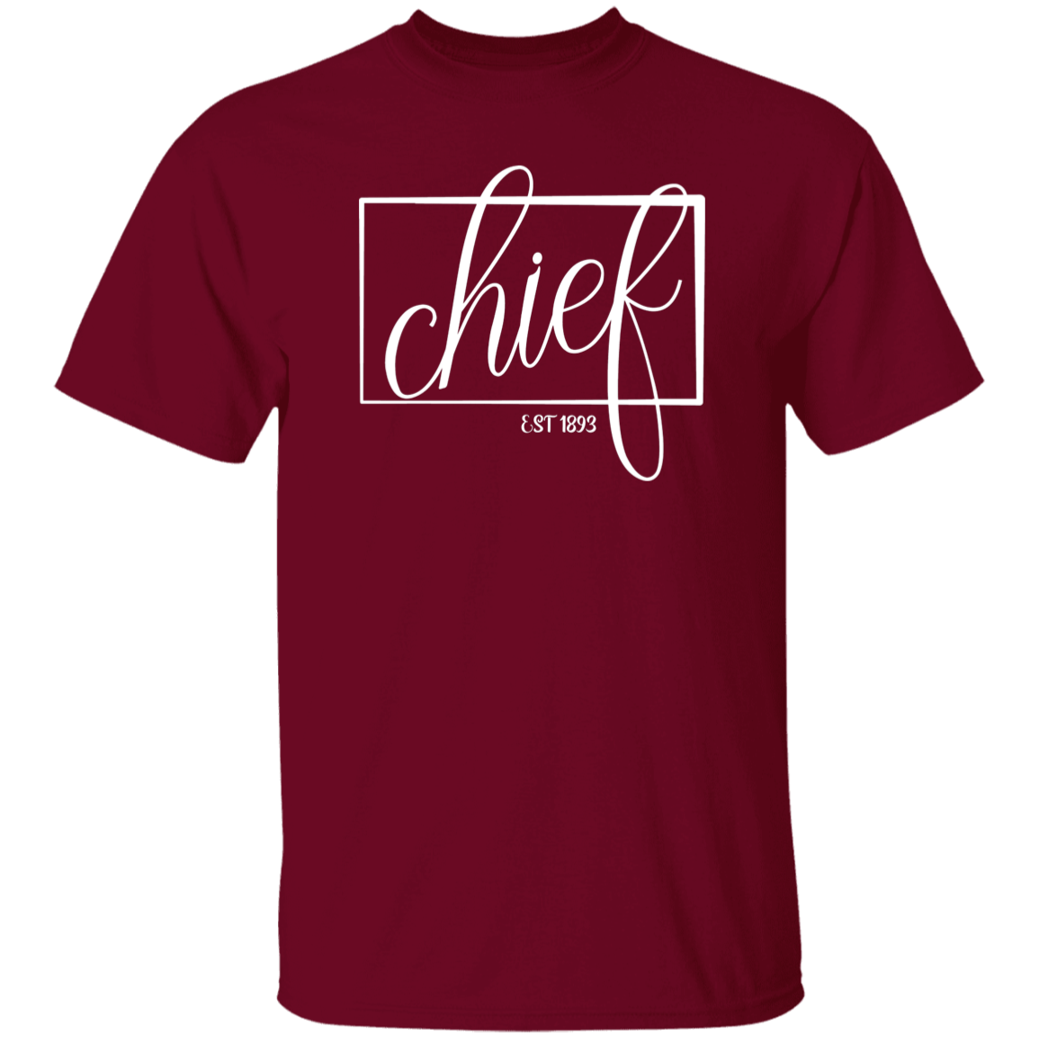 Chief 1893 White 5.3 oz. T-Shirt