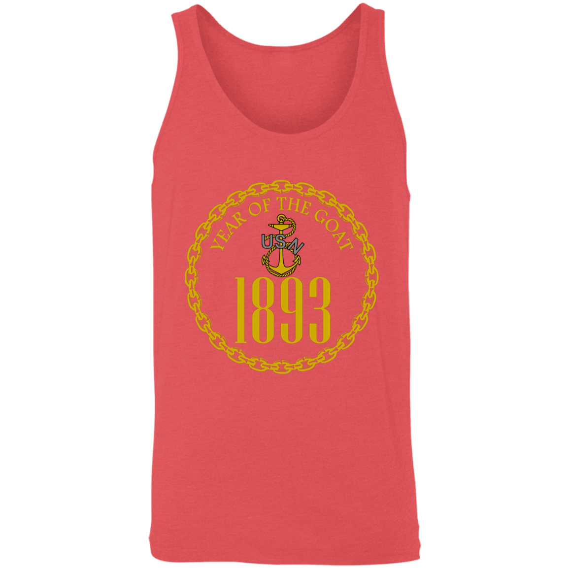 Year of the Goat Gold Unisex Tank