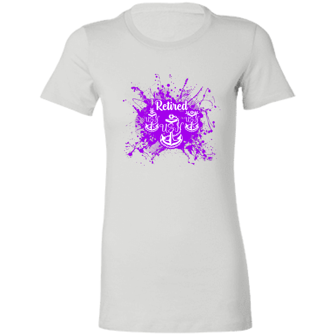 Retired Chief Purple Paint Ladies' Favorite T-Shirt