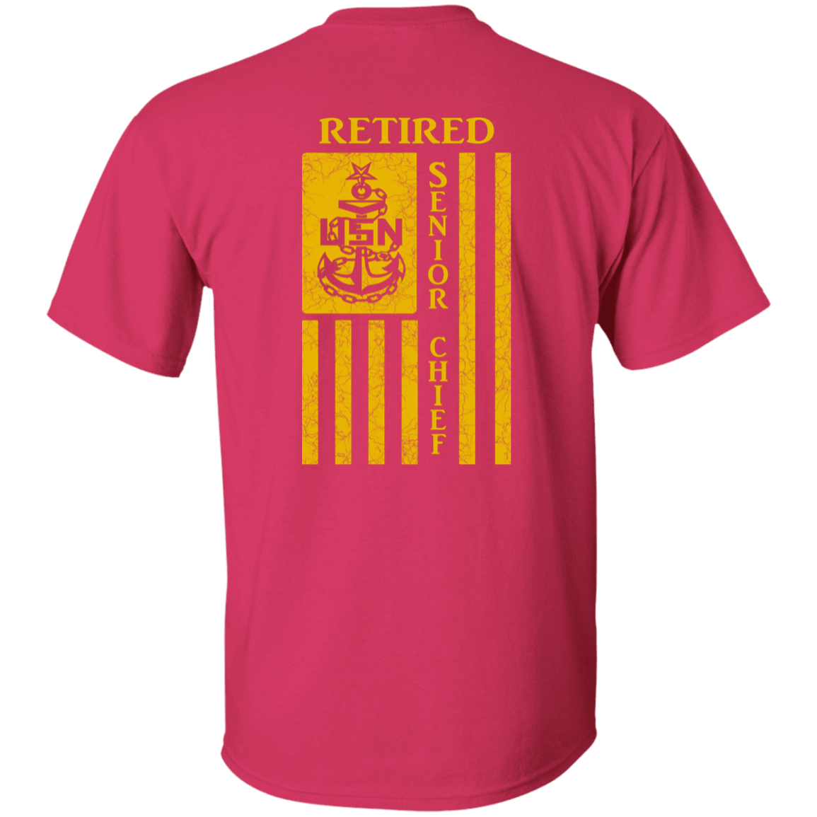 Retired Senior Chief Flag FB T-Shirt