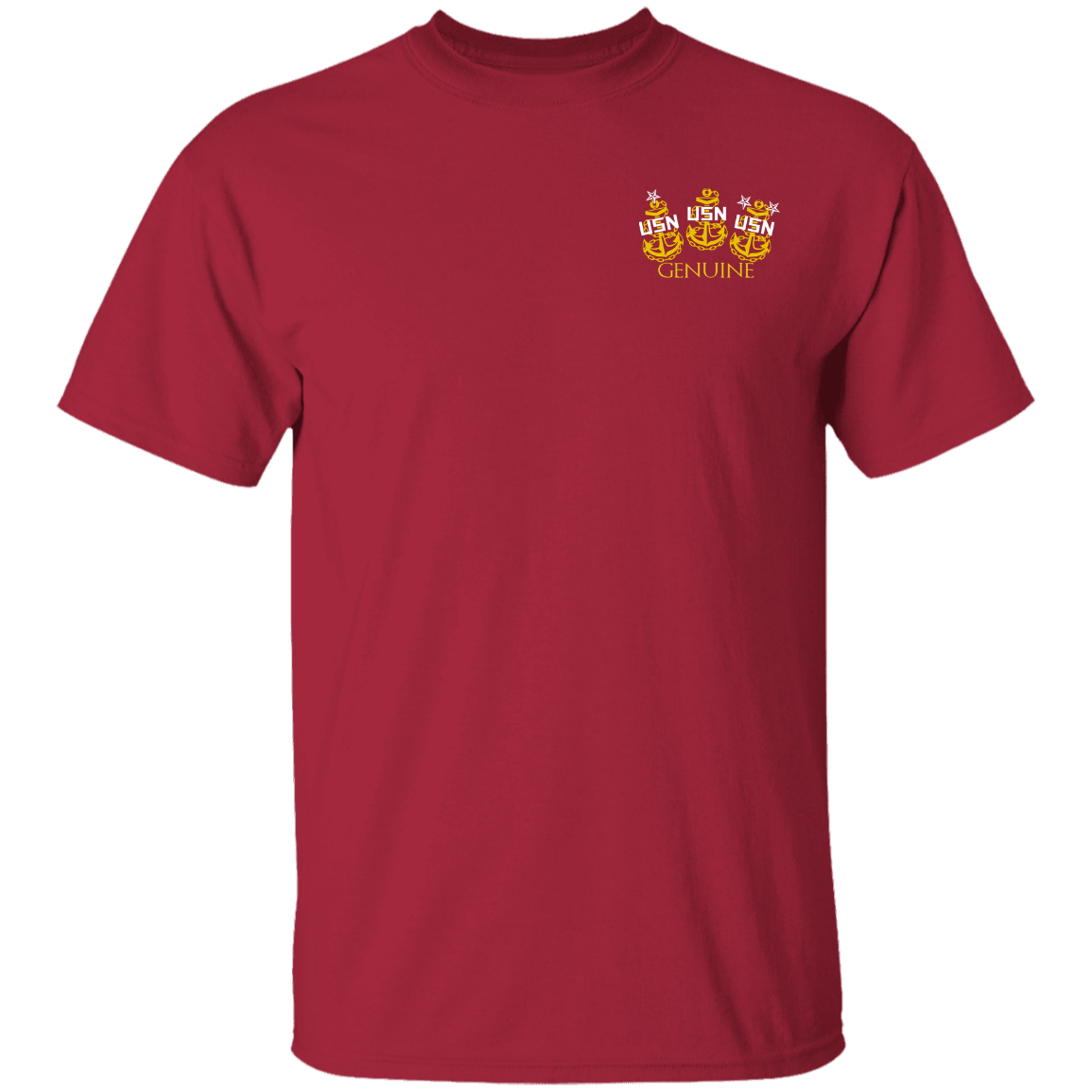 Chief Flag Front and Back 5.3 oz. T-Shirt
