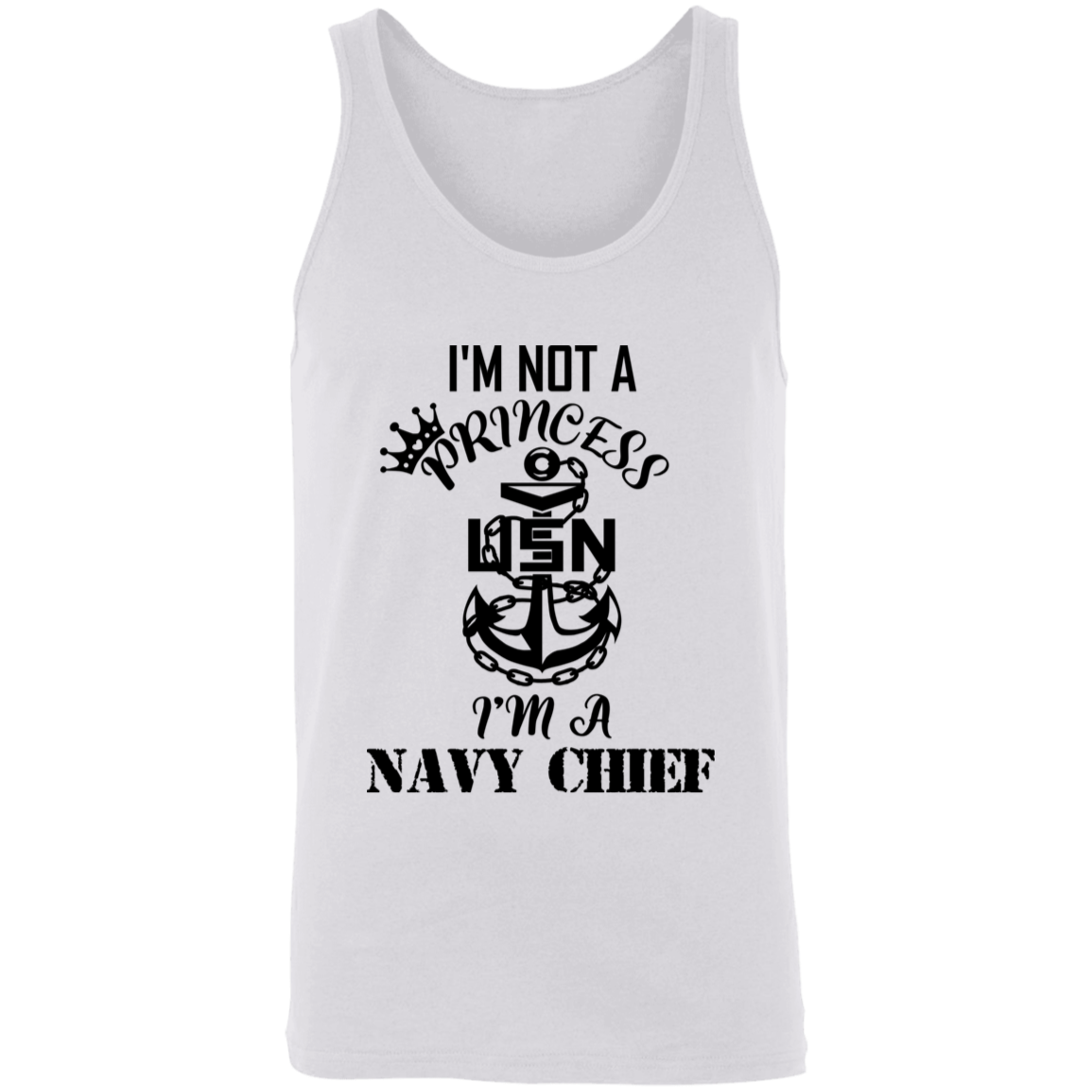 I'm not a Princess Unisex Tank