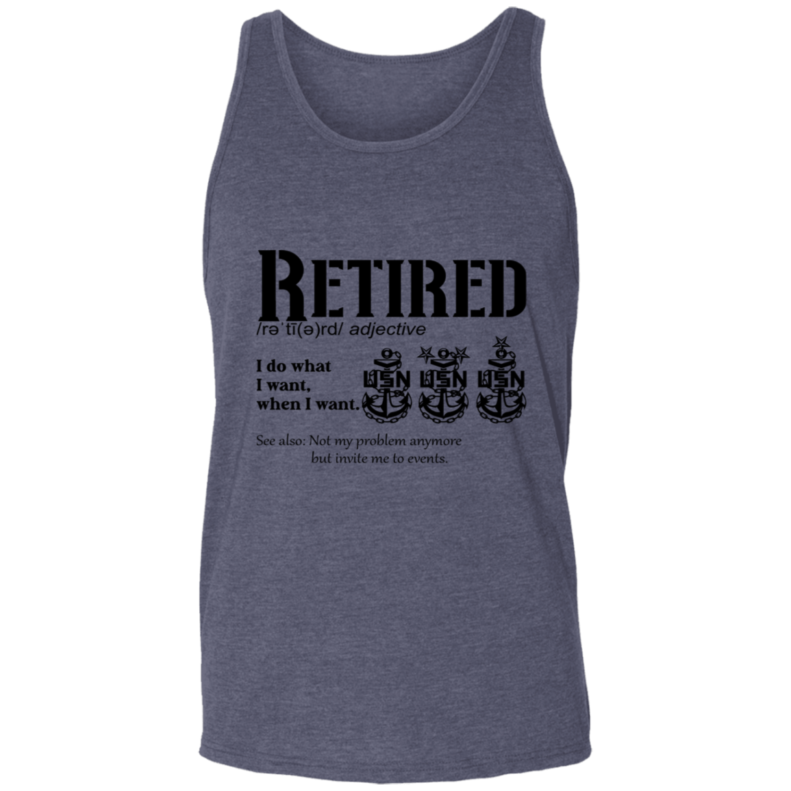 Retired Definition Unisex Tank