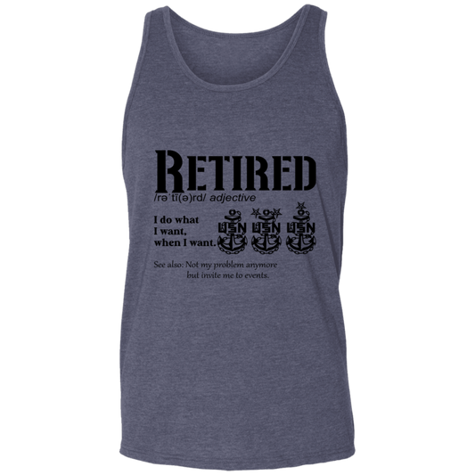 Retired Definition Unisex Tank