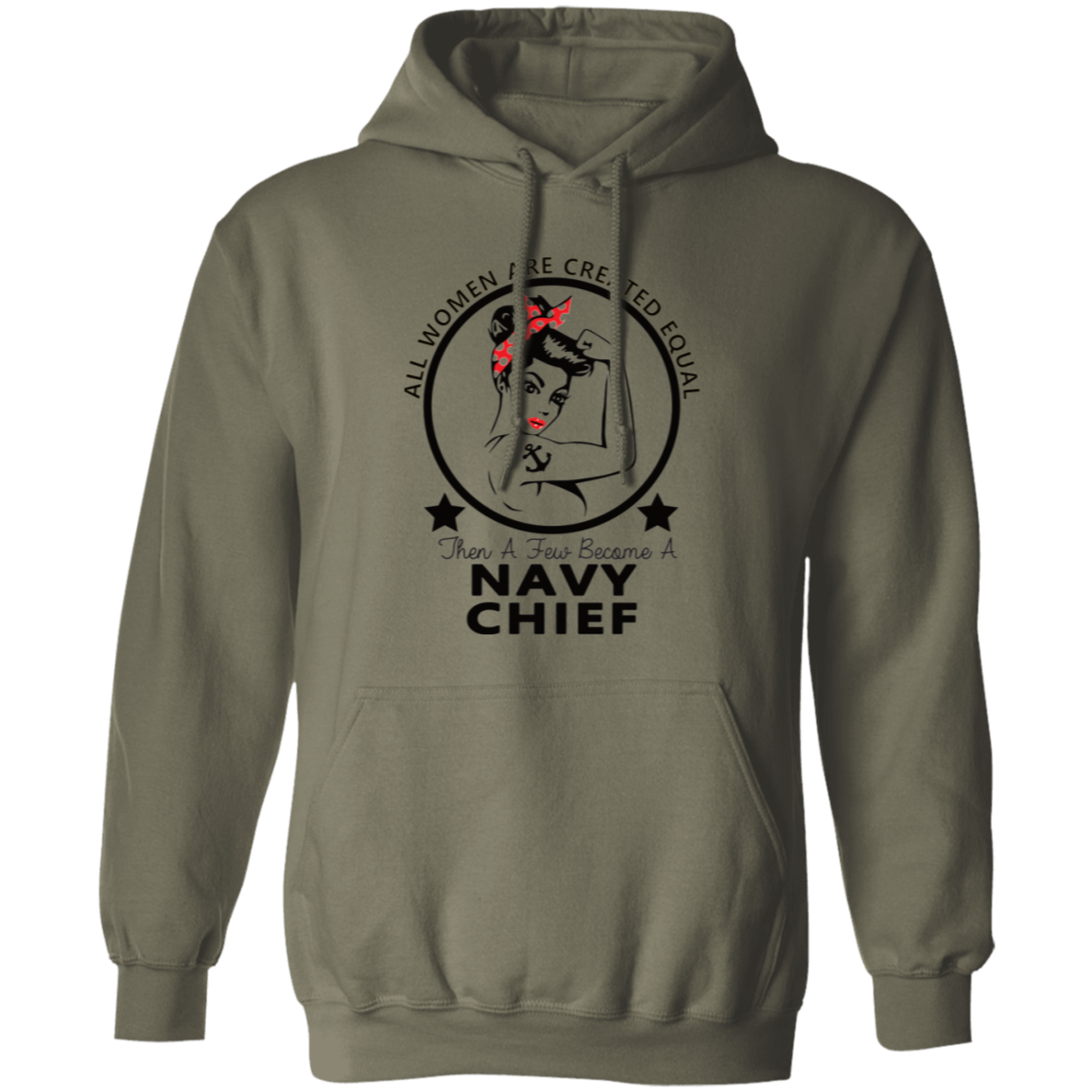Navy Girl Chief Pullover Hoodie