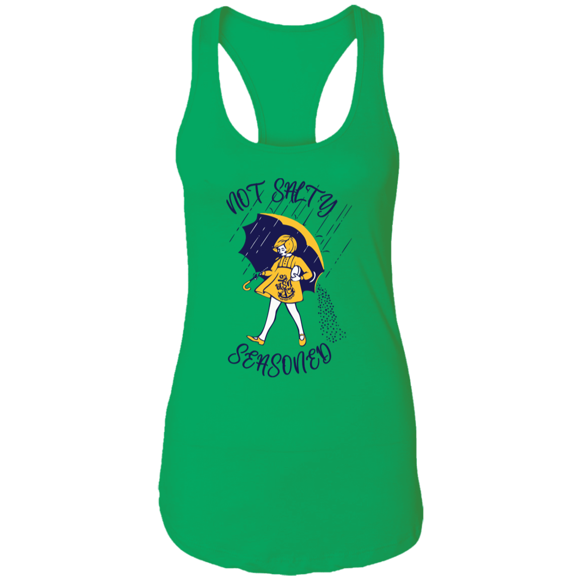 Not Salty Ladies Racerback Tank