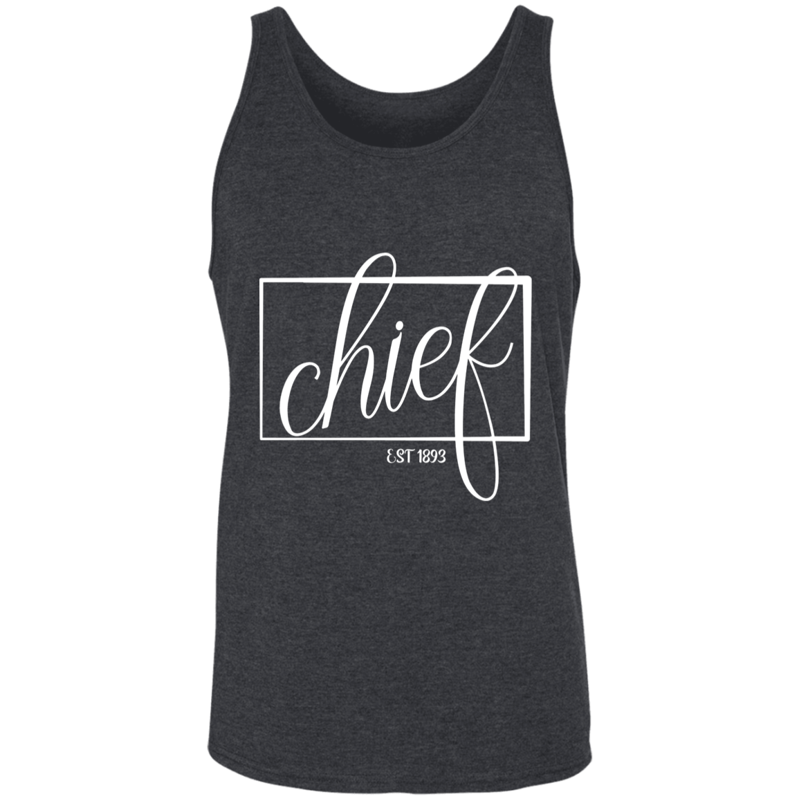 Chief 1893 White Unisex Tank