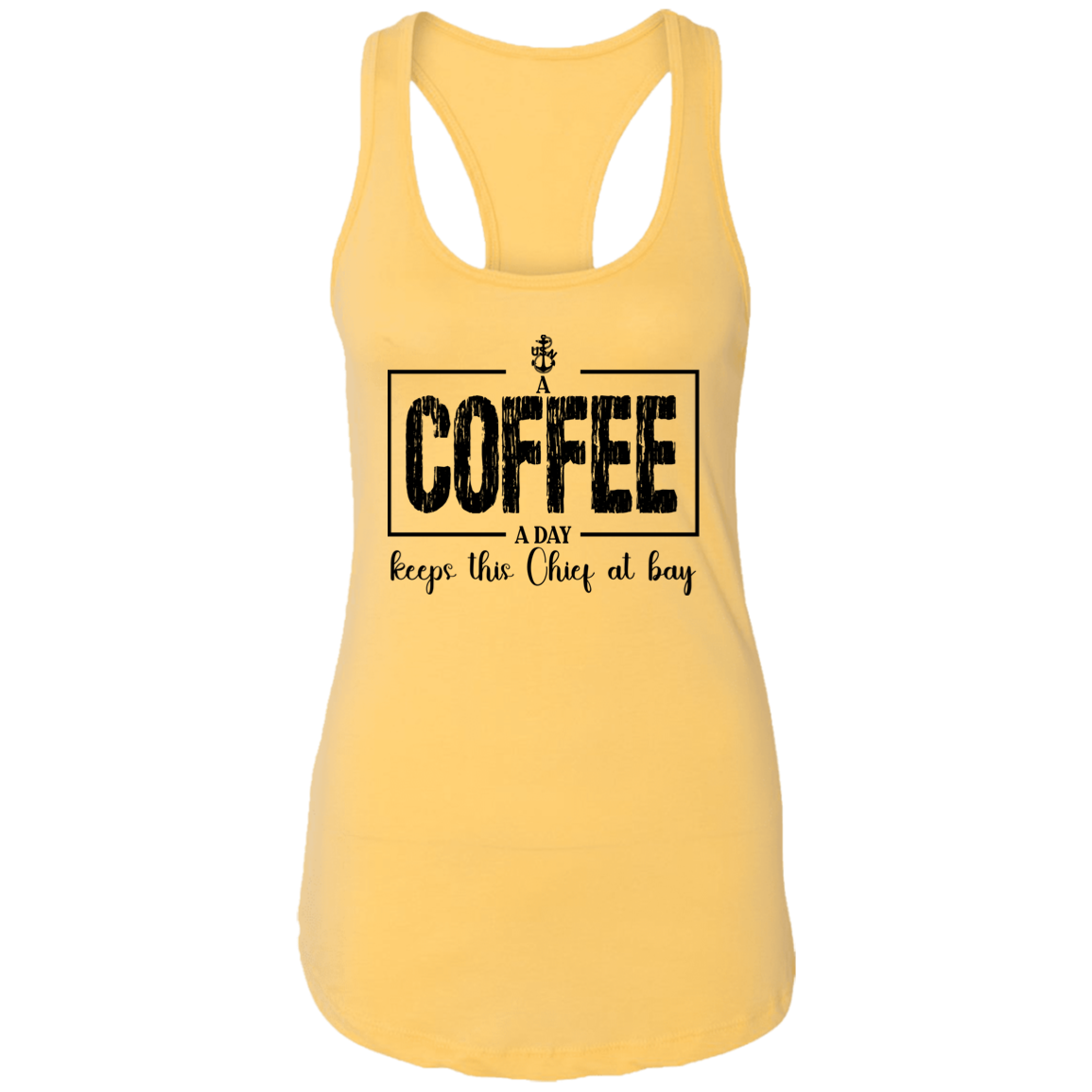 A Coffee a Day Ladies Racerback Tank
