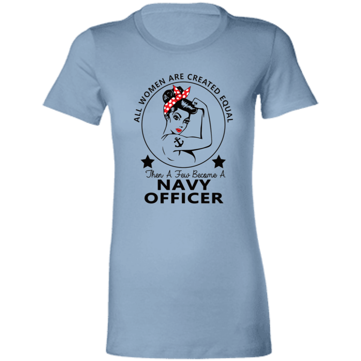 Navy Girl Officer Ladies' Favorite T-Shirt