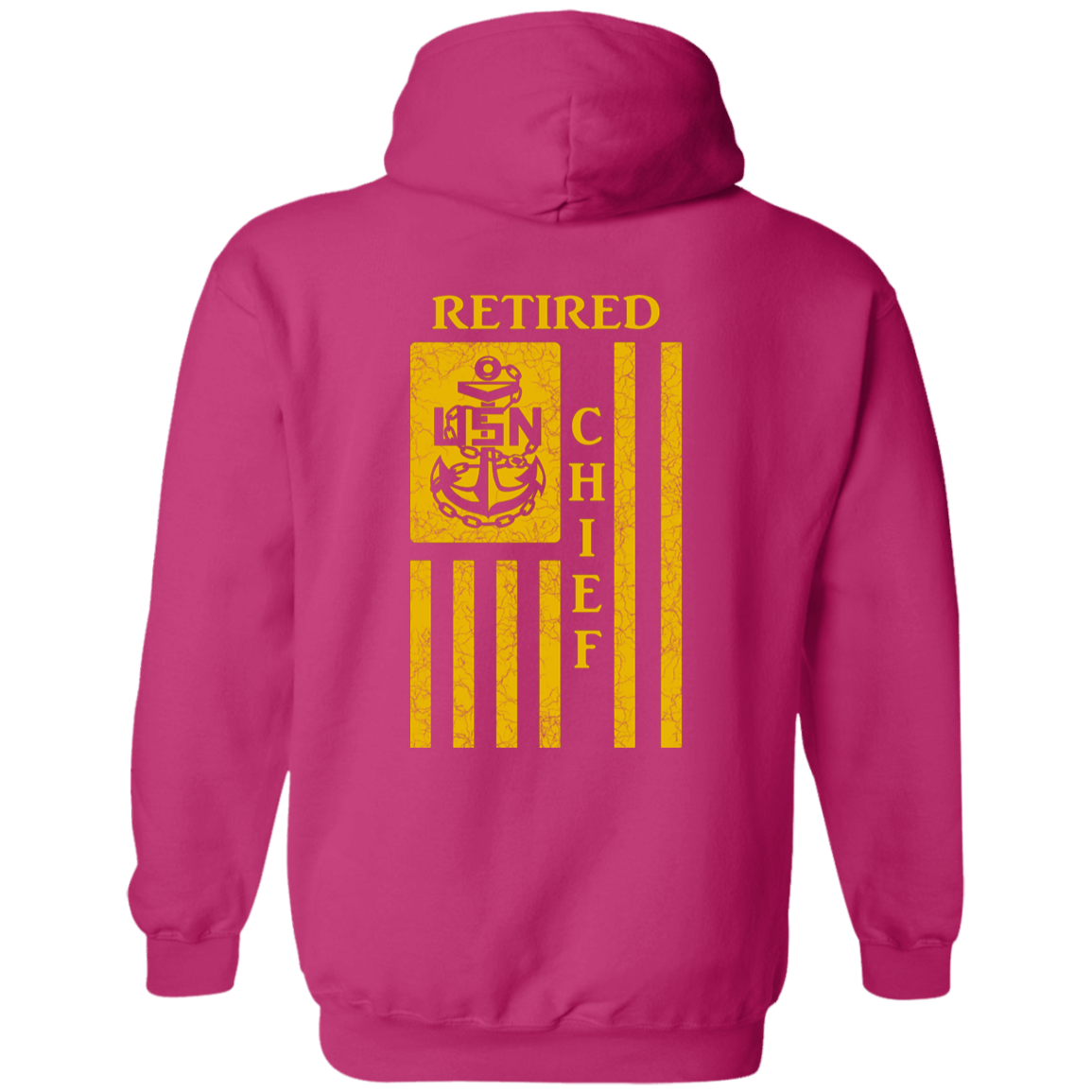 Retired Chief Flag FB Pullover Hoodie