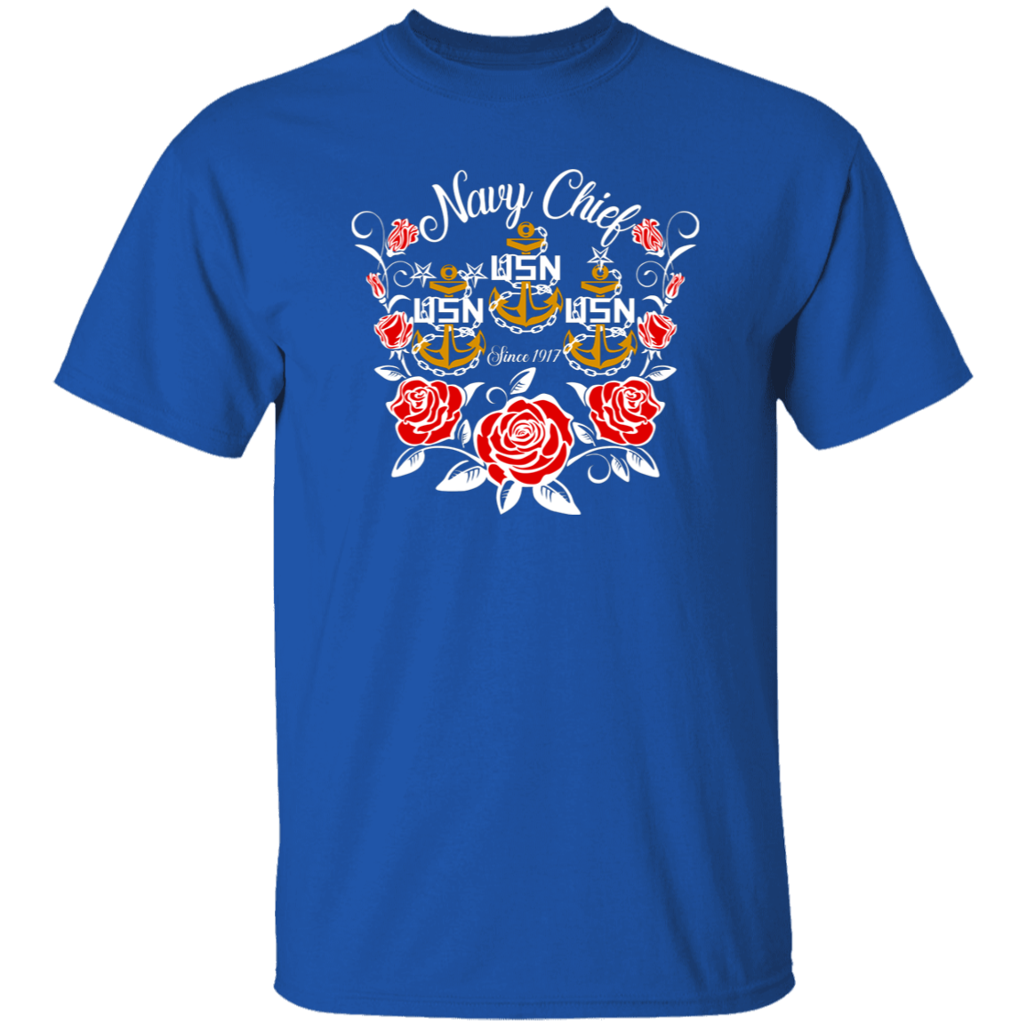 Navy Chief Rose Gold 5.3 oz. T-Shirt