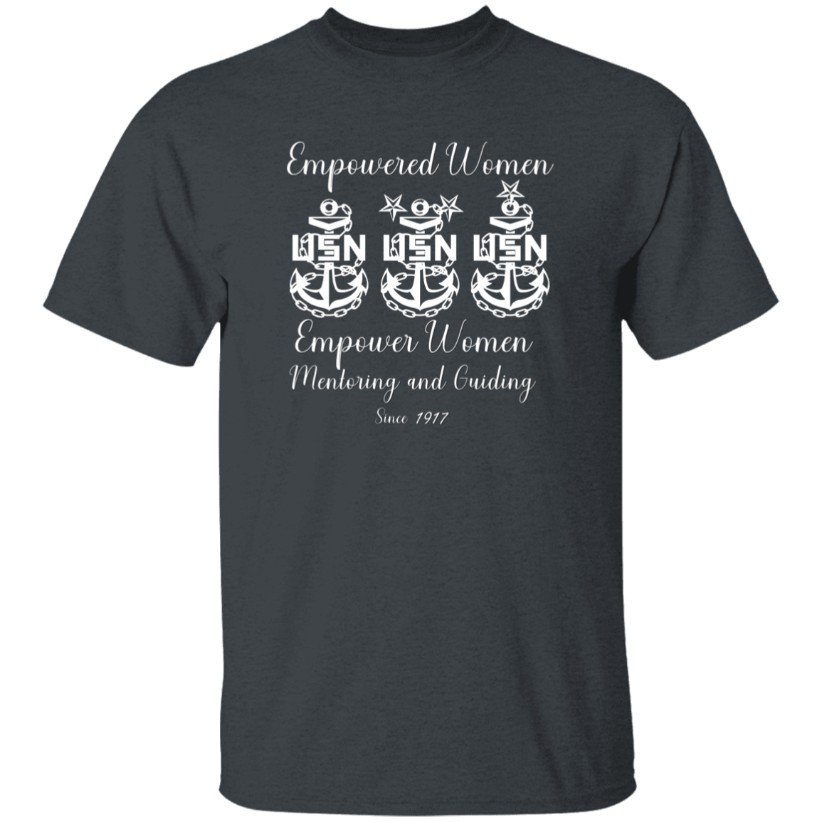 Empowered Women White Design 5.3 oz. T-Shirt