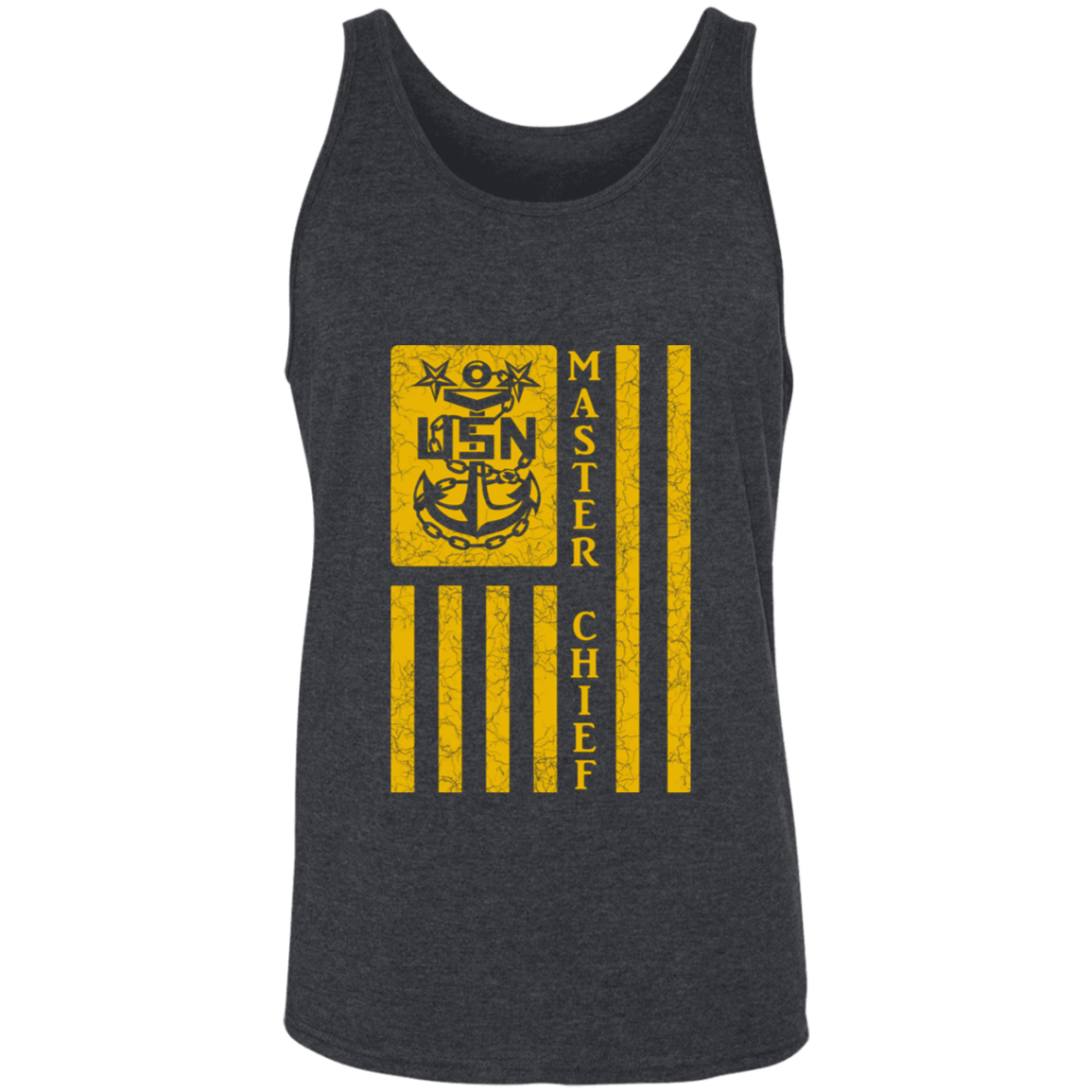 Master Chief Flag Gold Unisex Tank