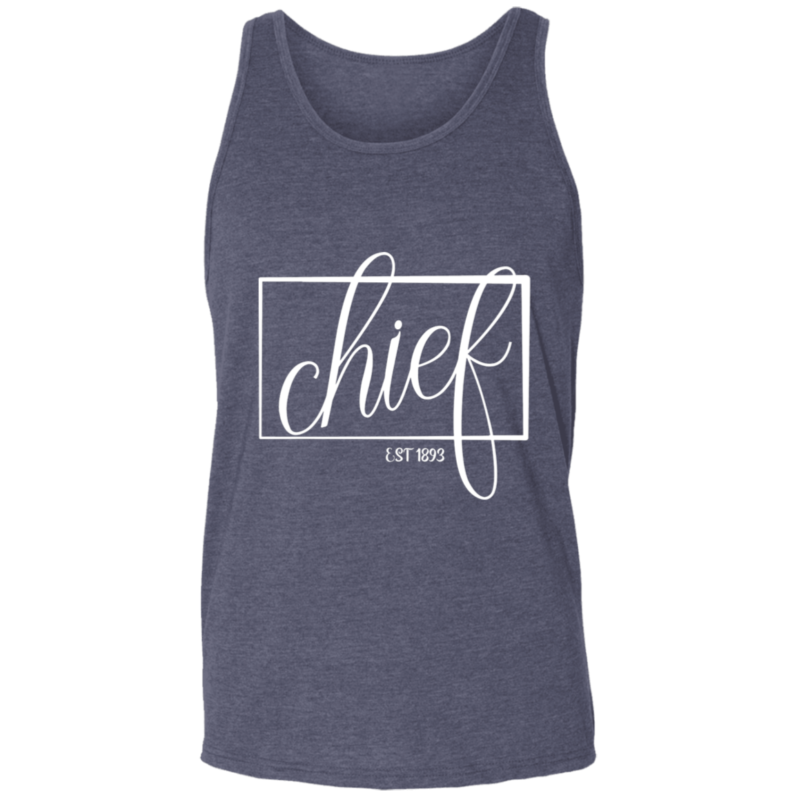 Chief 1893 White Unisex Tank