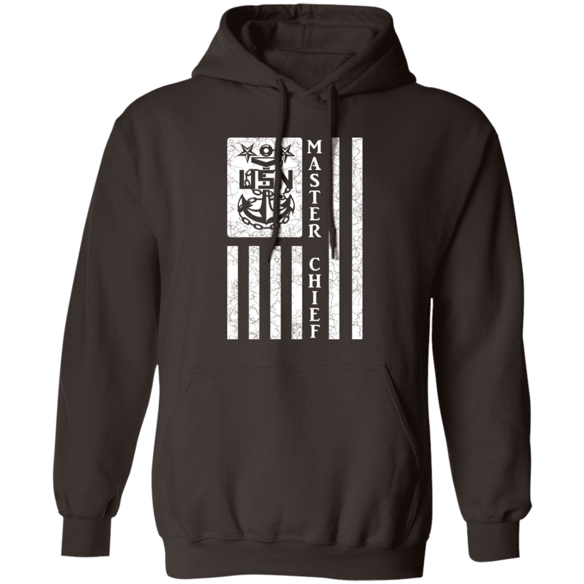Master Chief Flag White Pullover Hoodie