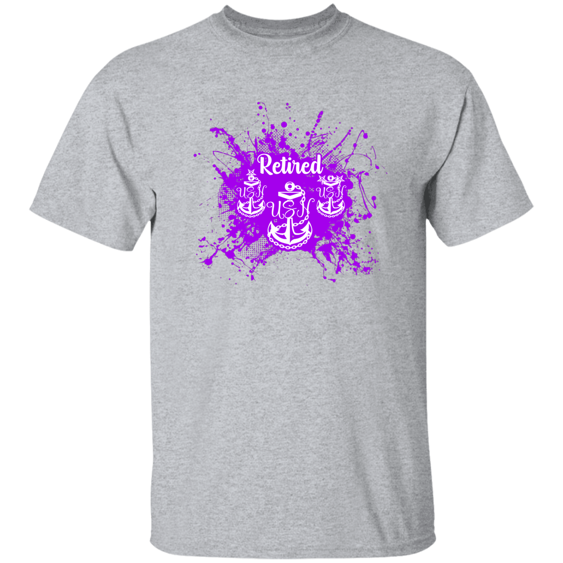 Retired Chief Purple Paint 5.3 oz. T-Shirt