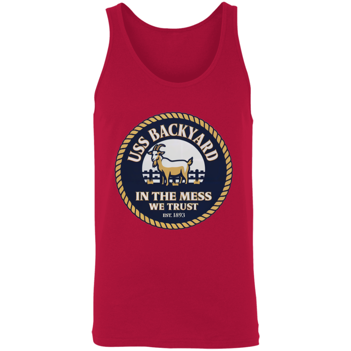 USS Backyard Unisex Tank