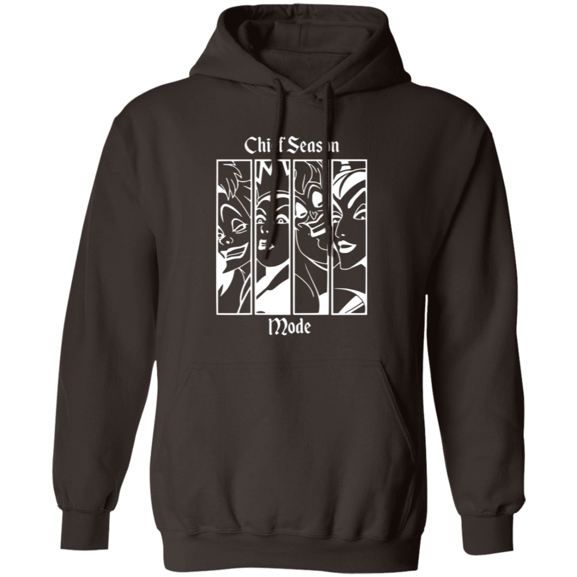 Wicked Mode White Pullover Hoodie