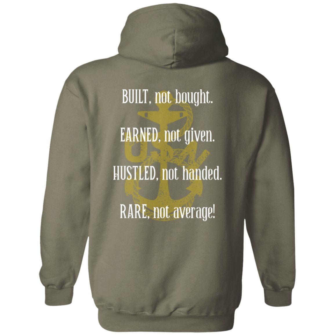 Built Not Bought Pullover Hoodie