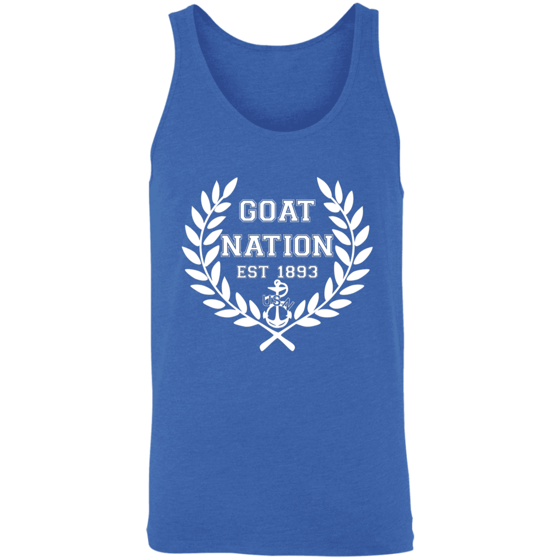 Goat Nation White Unisex Tank