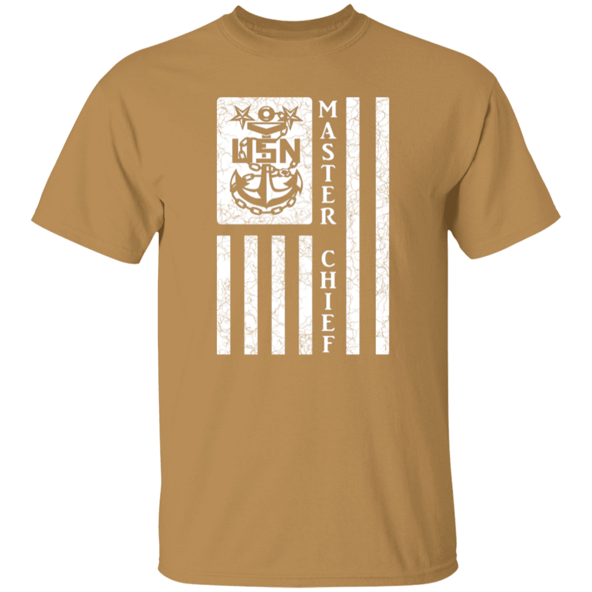 Master Chief Flag White 5.3 oz. T-Shirt