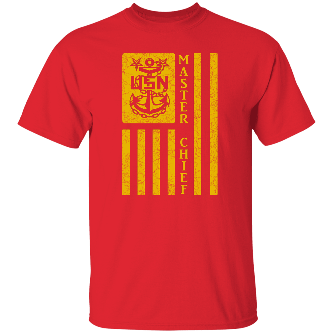 Master Chief Flag Gold 5.3 oz. T-Shirt