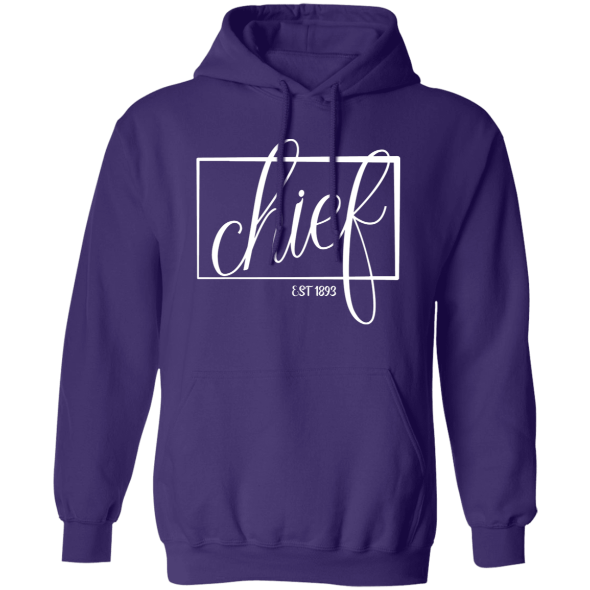 Chief 1893 White Pullover Hoodie