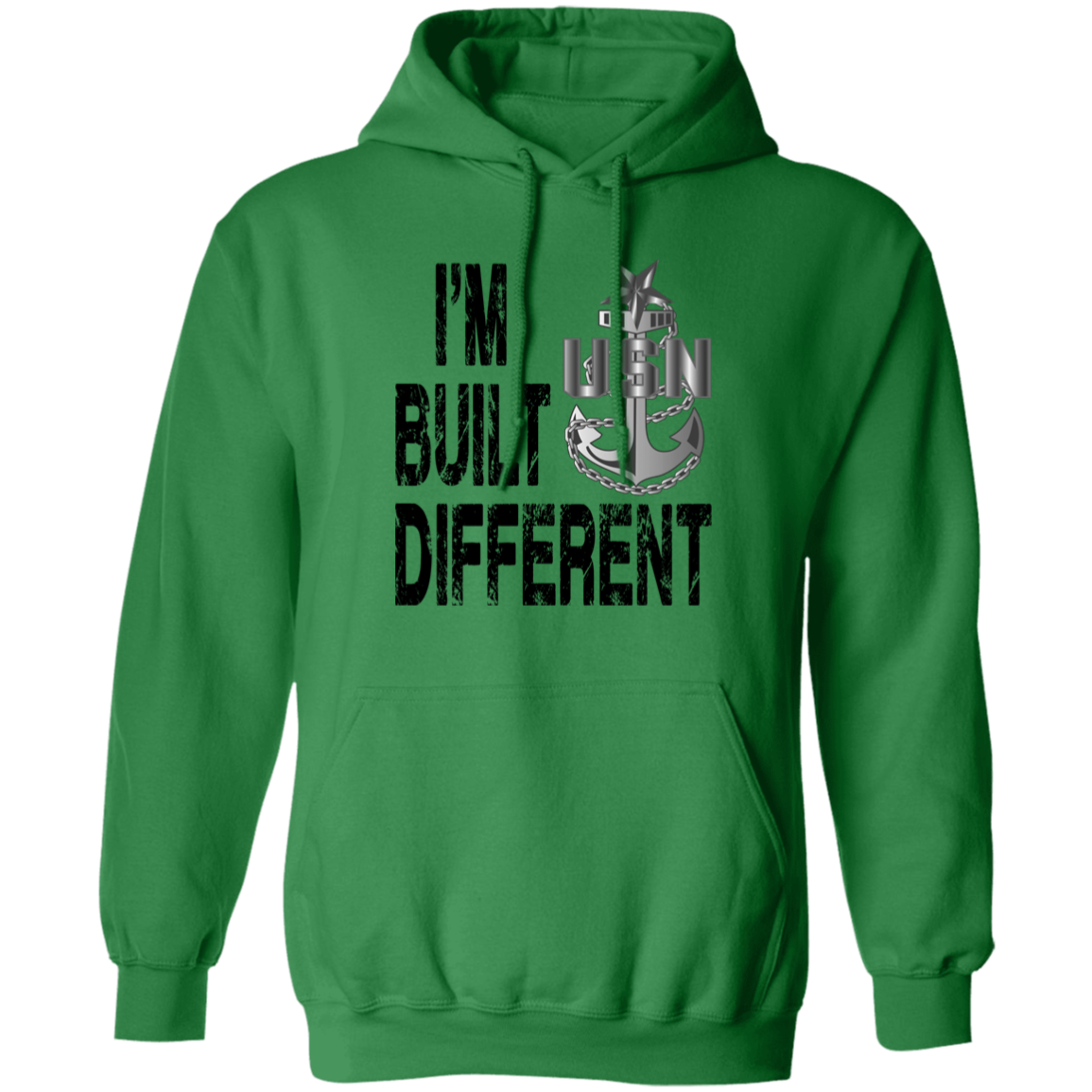 Built Different Senior Chief Pullover Hoodie