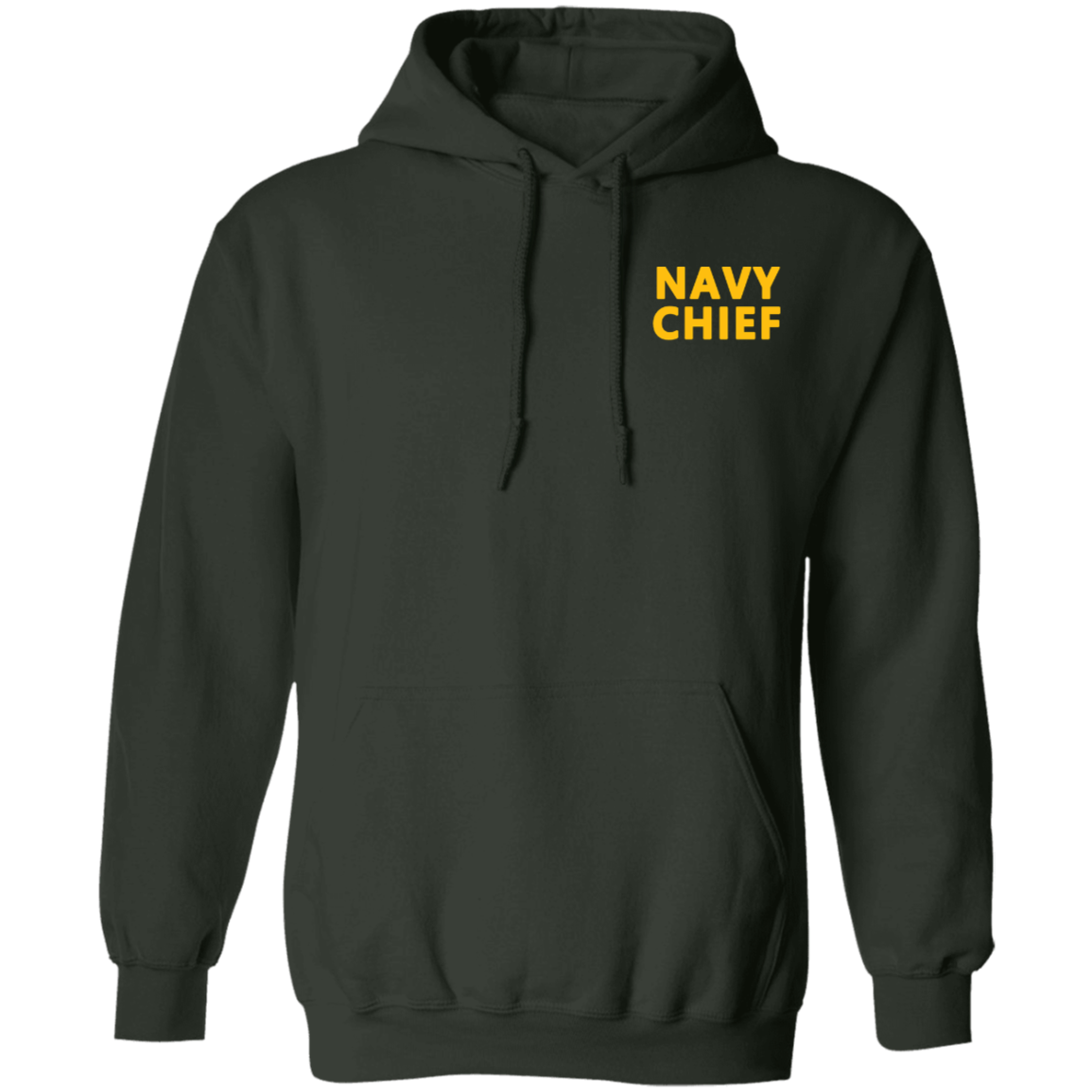 Navy Girl Front and Back Pullover Hoodie