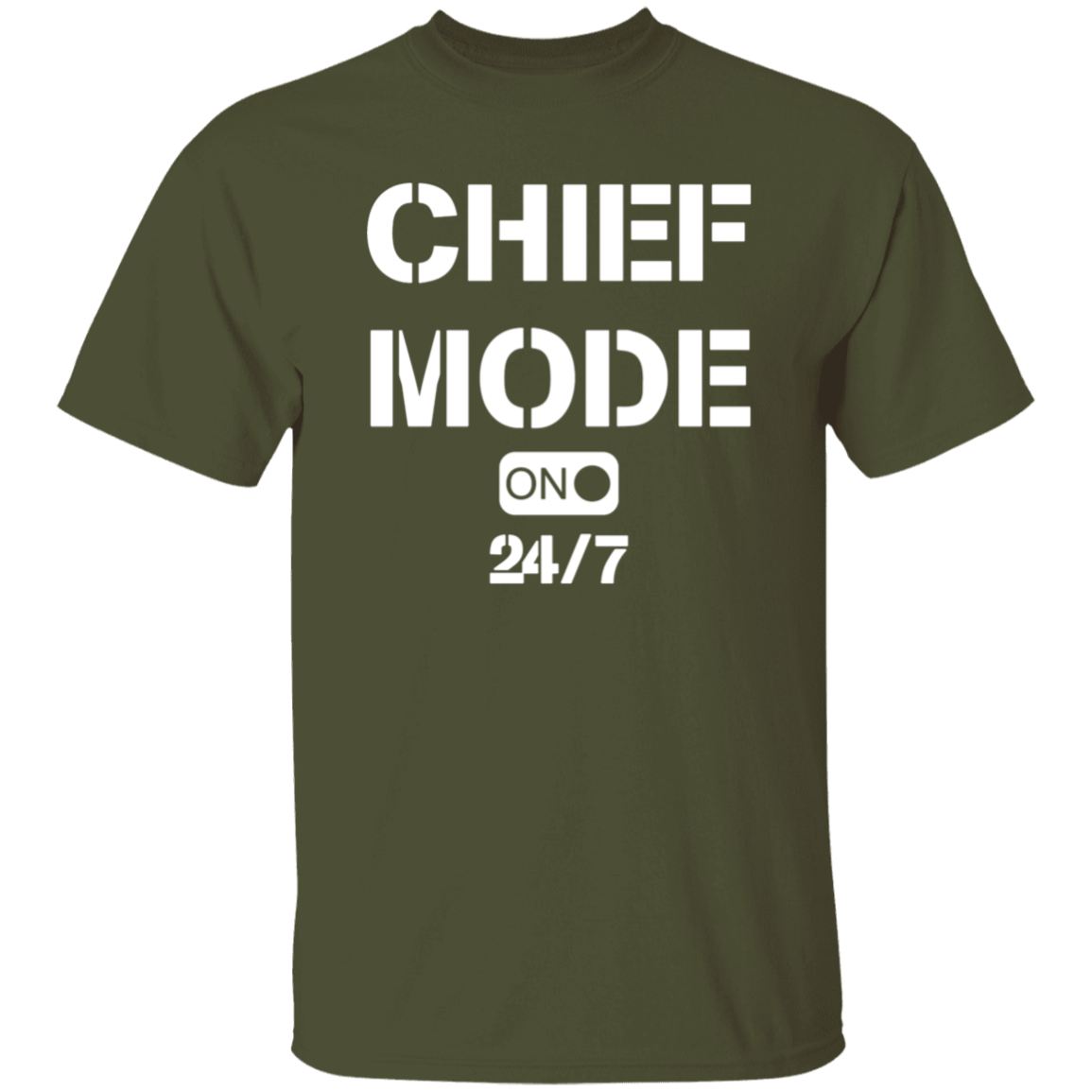Chief Mode White 5.3 oz. T-Shirt