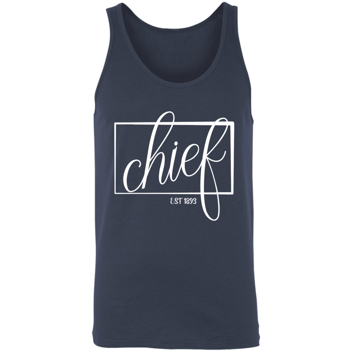 Chief 1893 White Unisex Tank