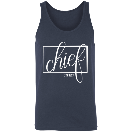 Chief 1893 White Unisex Tank