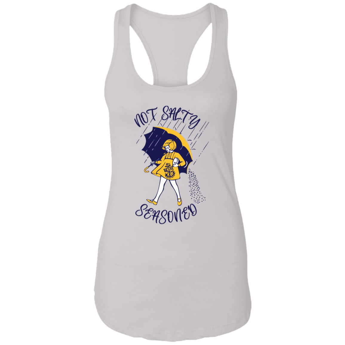 Not Salty Ladies Racerback Tank