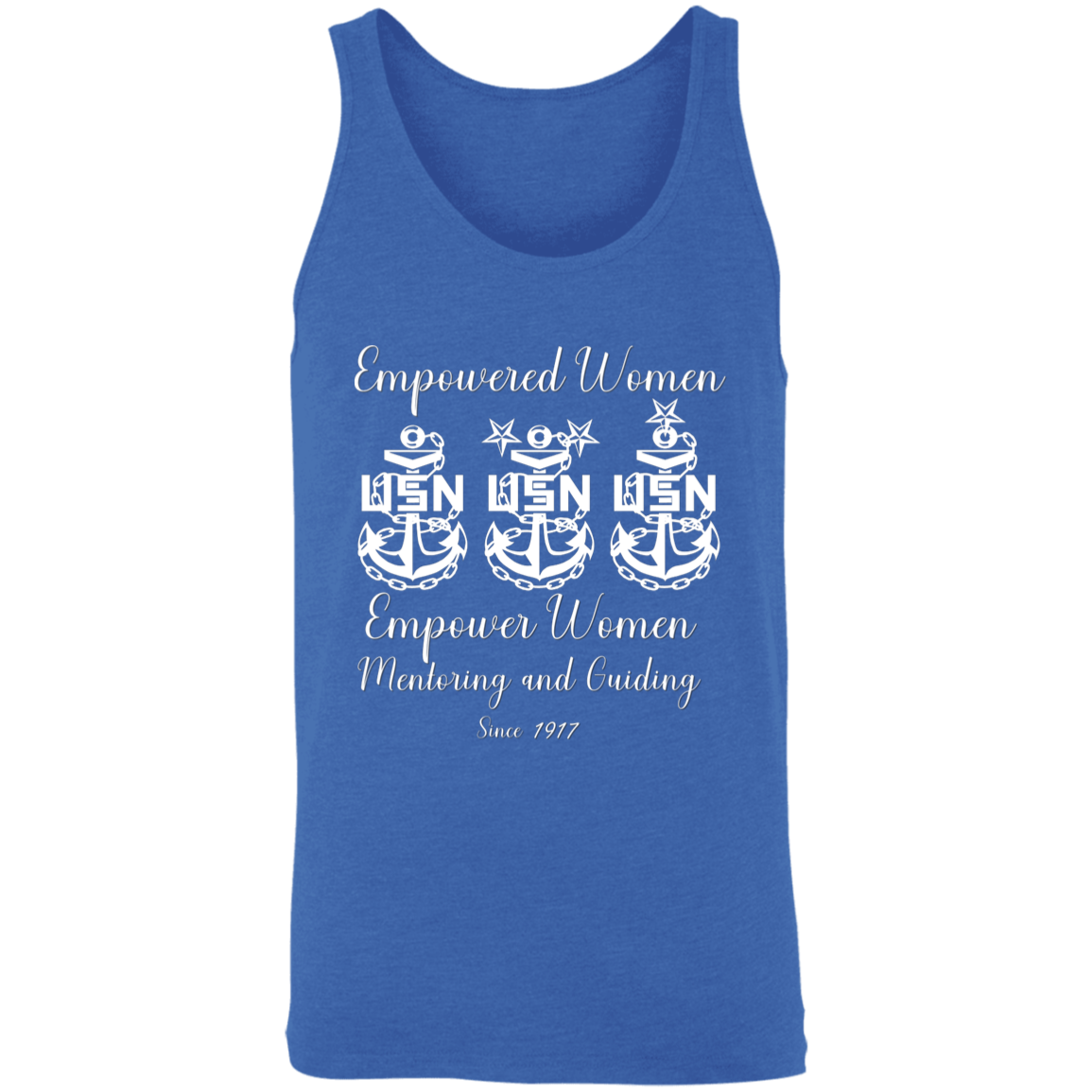 Empowered Women White Design Unisex Tank